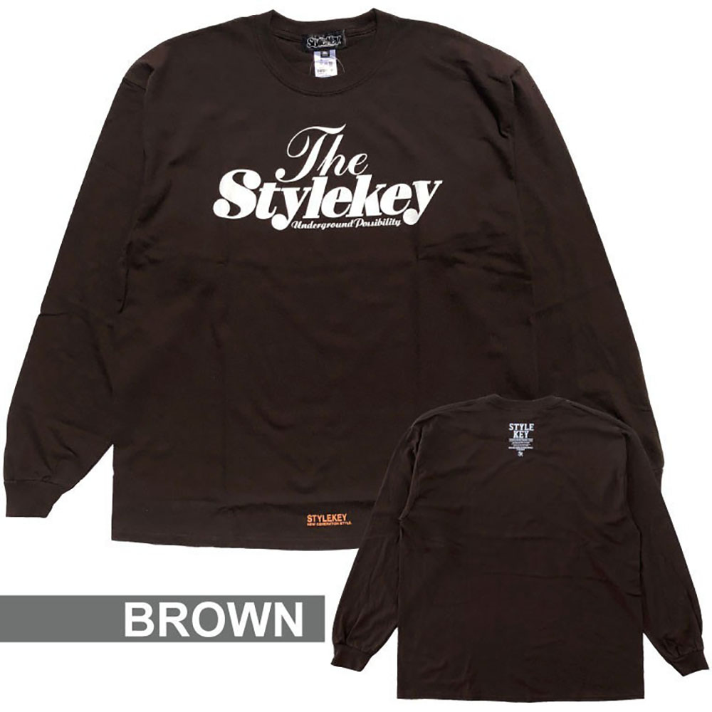 STYLEKEY(スタイルキー) 長袖Tシャツ SWEET LOGO L/S TEE(SK23FW-...