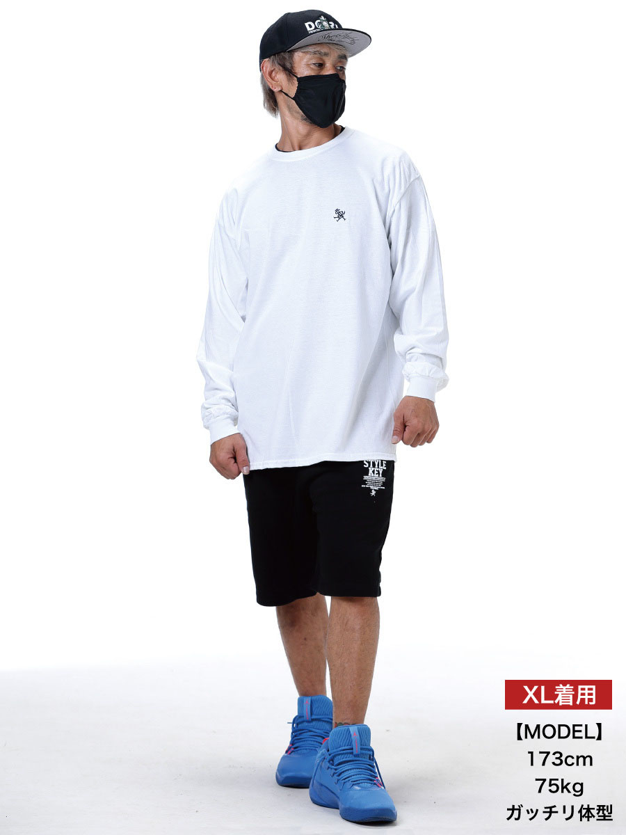 STYLEKEY(スタイルキー) スウェットショートパンツ ARCH LOGO SWEAT SHORT PANTS(SK23SU-SWSPT01)  ストリート系 ヒップホップ B系 バンド 大きいサイズ