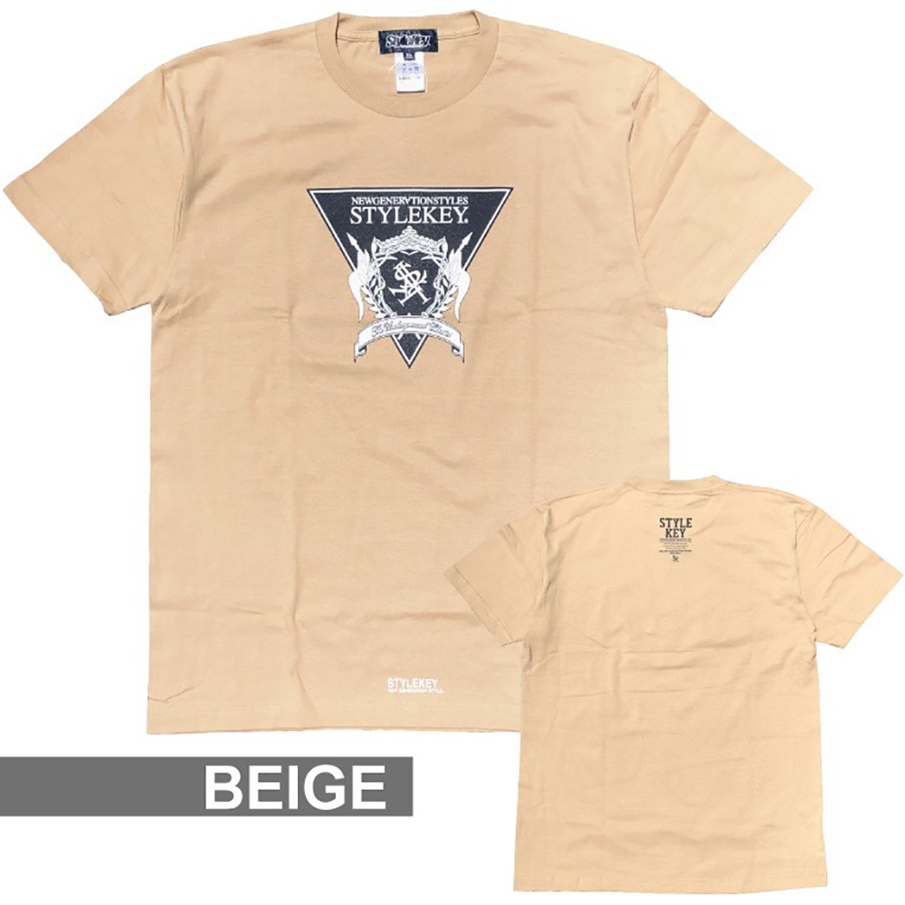 STYLEKEY(スタイルキー) 半袖Tシャツ TRIANGLE LOGO S/S TEE(SK23SU-SS04) ストリートファッション ヒップホップ レゲエ ダンス B系 定番ロゴ 大きいサイズ｜b-bros｜05