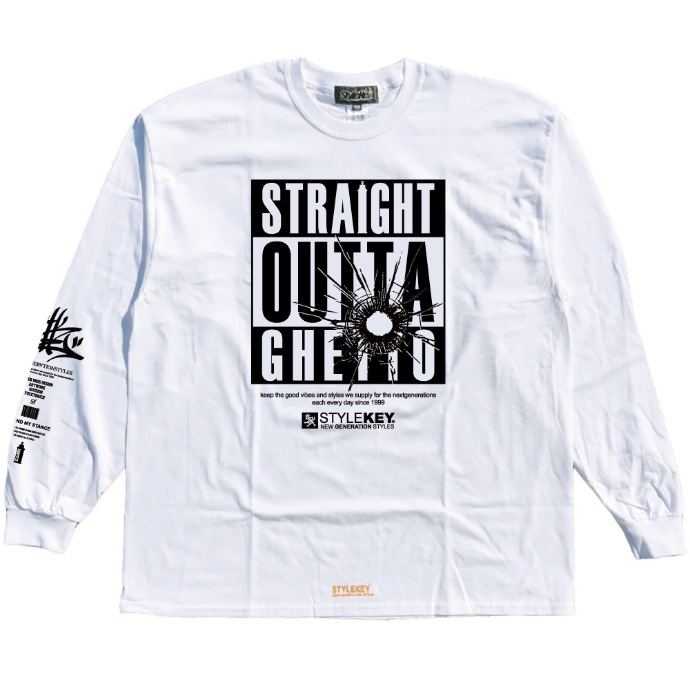 STYLEKEY(スタイルキー) 長袖Tシャツ SAY WUSSUP? L/S TEE(SK23FW...