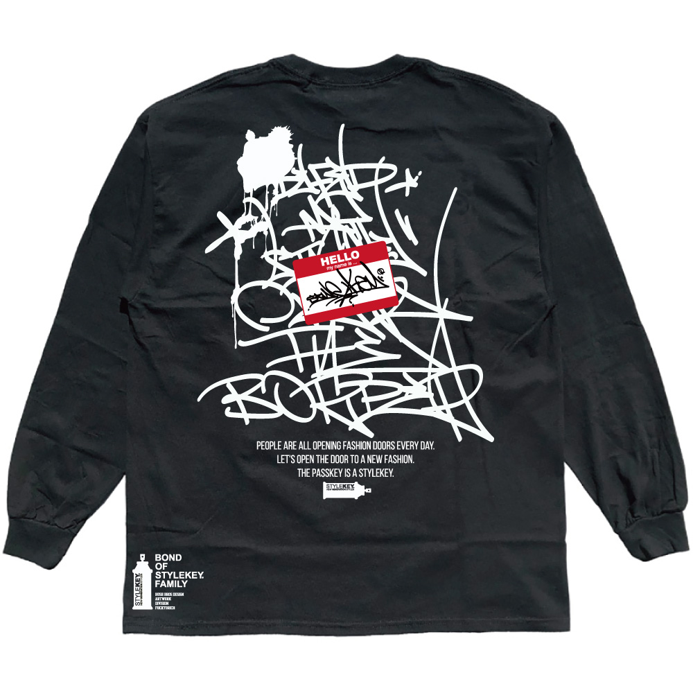 STYLEKEY(スタイルキー) 長袖Tシャツ WHO ARE YOU L/S TEE(SK23SP-LS07