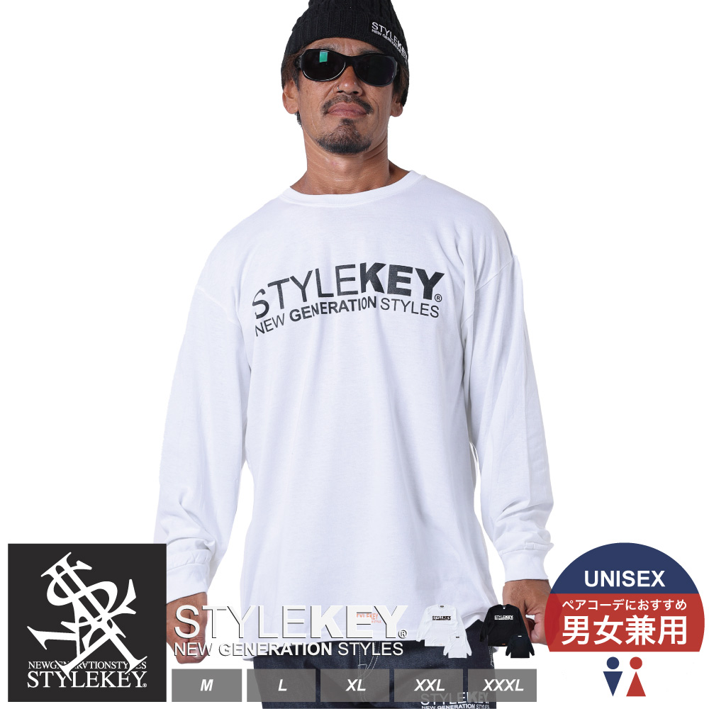 StyleKey（スタイルキー） 長袖Tシャツ STATUS LOGO L/S TEE(SK99RG 