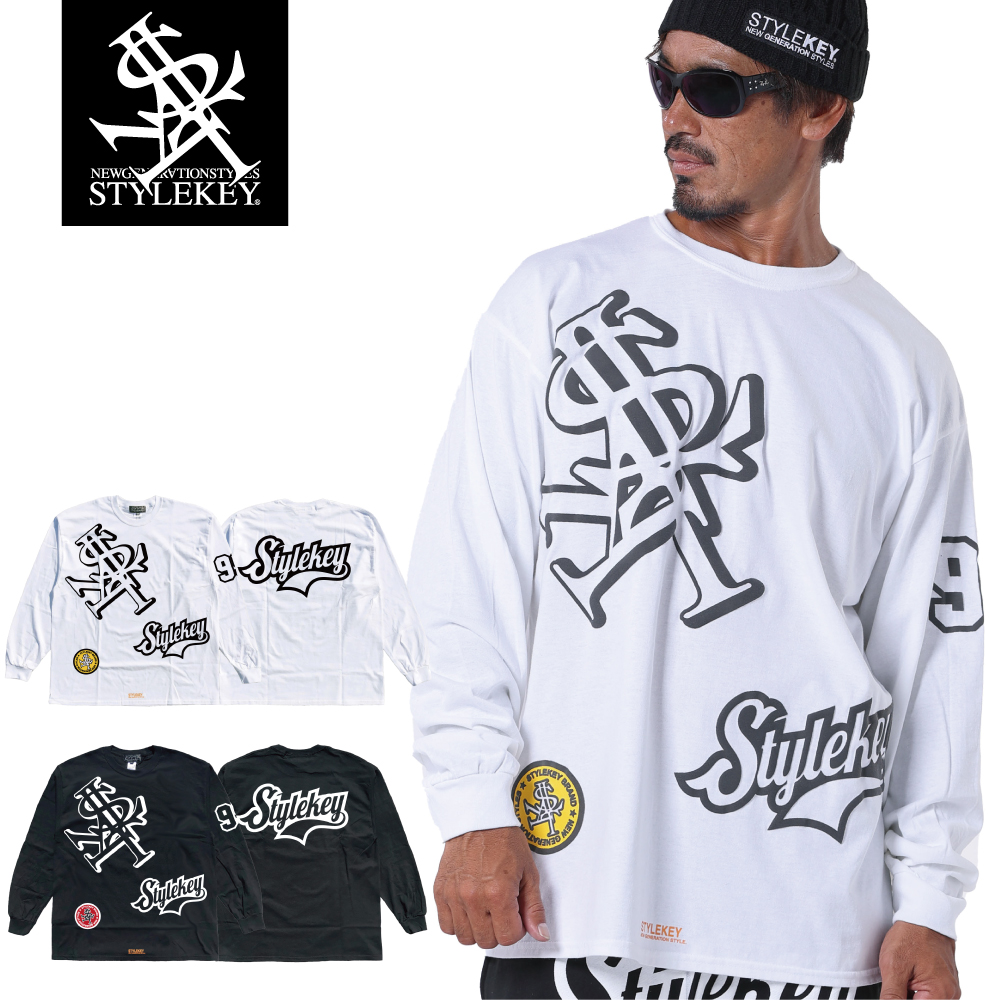 StyleKey（スタイルキー） 長袖Tシャツ DECAL L/S TEE(SK24FW-LS05
