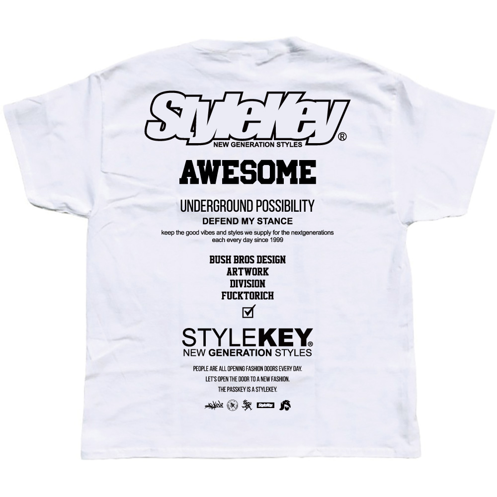 STYLEKEY スタイルキー 半袖Tシャツ MANUAL S/S TEE(SK24SP-SS08)...