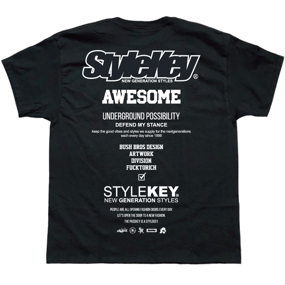 STYLEKEY スタイルキー 半袖Tシャツ MANUAL S/S TEE(SK24SP-SS08)...