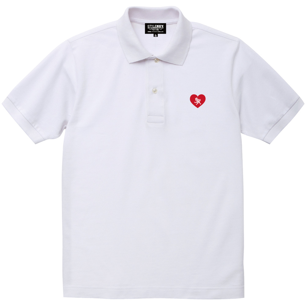 StyleKey STYLEKEY スタイルキー ポロシャツ LOVE WORD 鹿の子 S