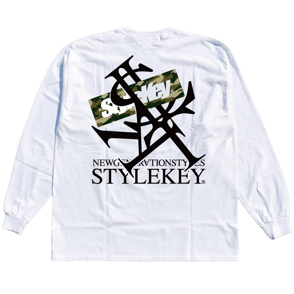 STYLEKEY CLASSIC LABEL(スタイルキー クラシック・レーベル) 長袖Tシャツ INVITATION L/S TEE(SK99CL-LS28) ロンT ストリート ヒップホップ 大きいサイズ｜b-bros｜02