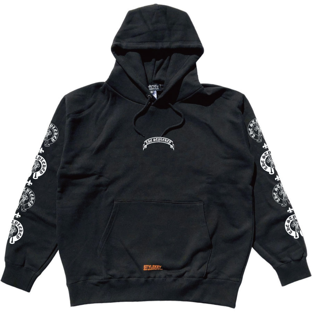 【美品】NUMBERS EDITION USA製 SK8 ロゴ パーカー XL DLXSF OLD ENGLISH LOGO HOODIE パーカー フーディー フード