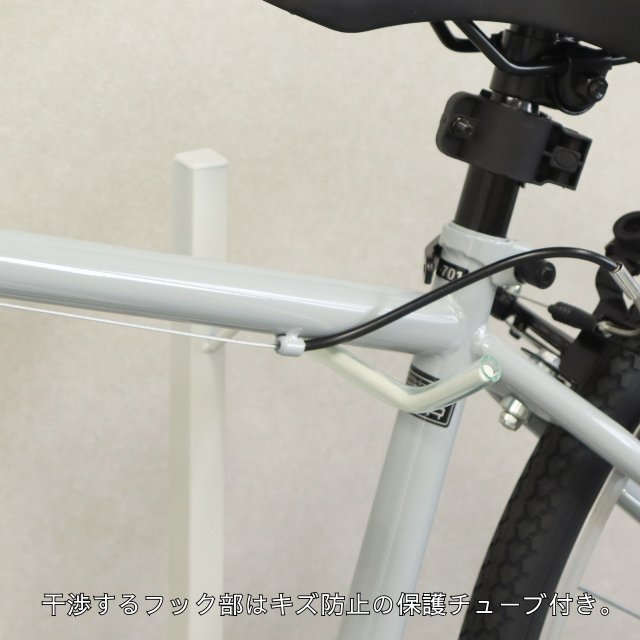 自転車スタンド Lex - レック 1台用 ホワイト ブラック ロードバイク