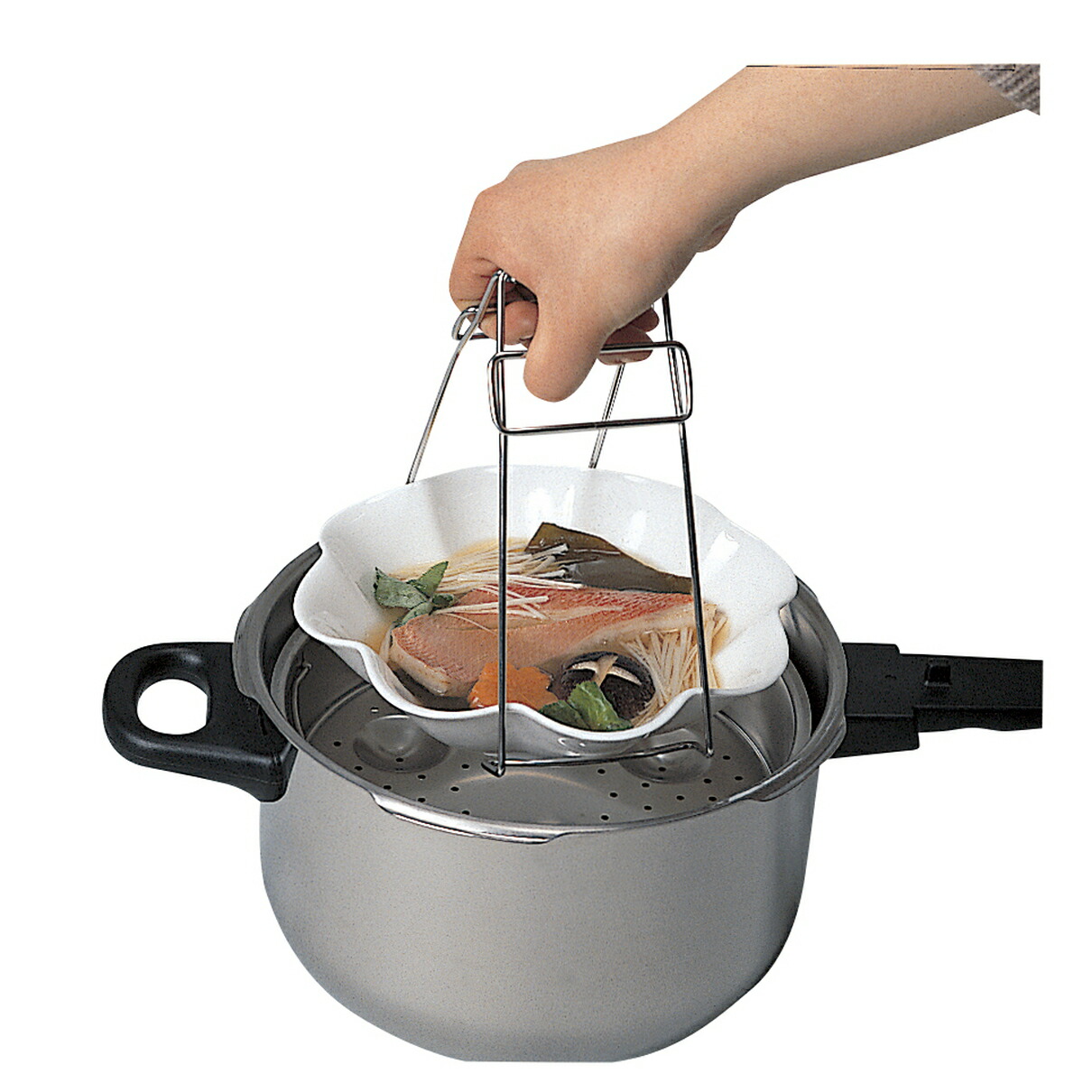 貝印 KK 茶碗蒸しホルダー DH8075（ シンプル キッチン ツール 用品