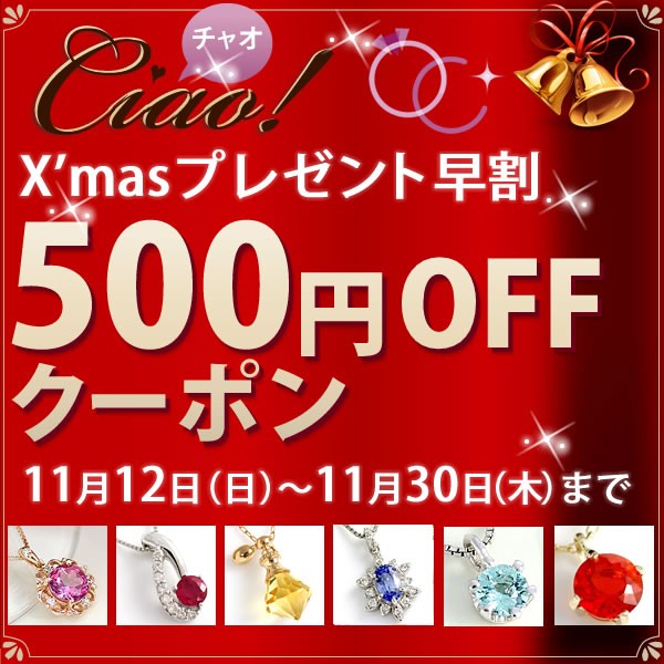 【Xmas早期注文割引】500円割引きクーポン