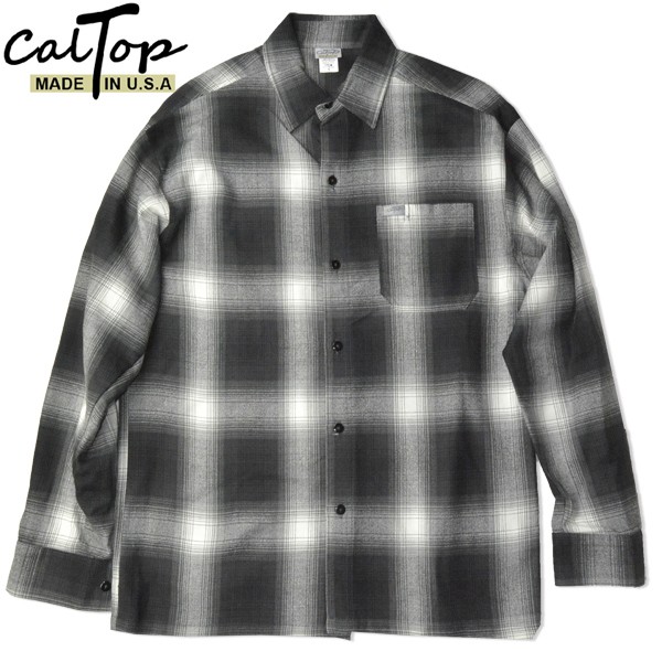 Cal Top キャルトップ オンブレ チェックシャツ OMBRE CHECK 長袖 