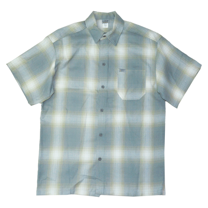 Cal Top キャルトップ オンブレ チェックシャツ 半袖シャツ