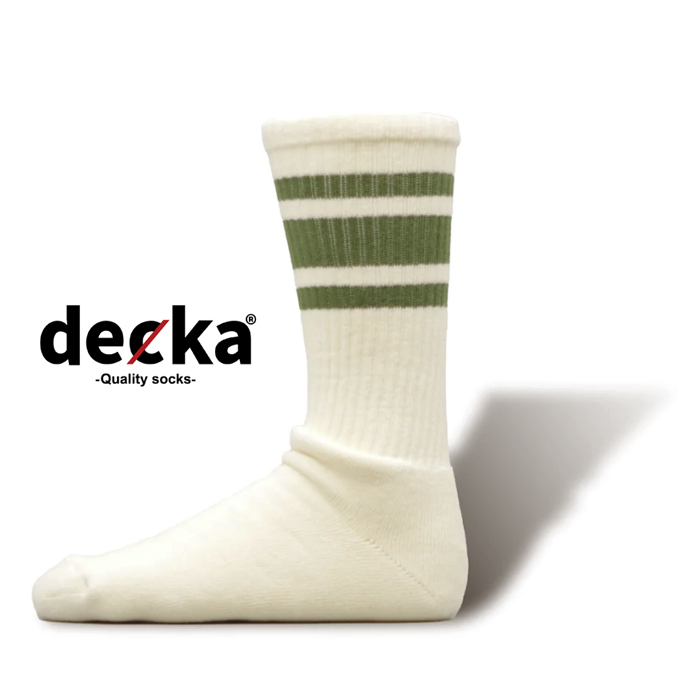 decka Quality socks デカ スケーターソックス ミドル丈 80’s Skater ...