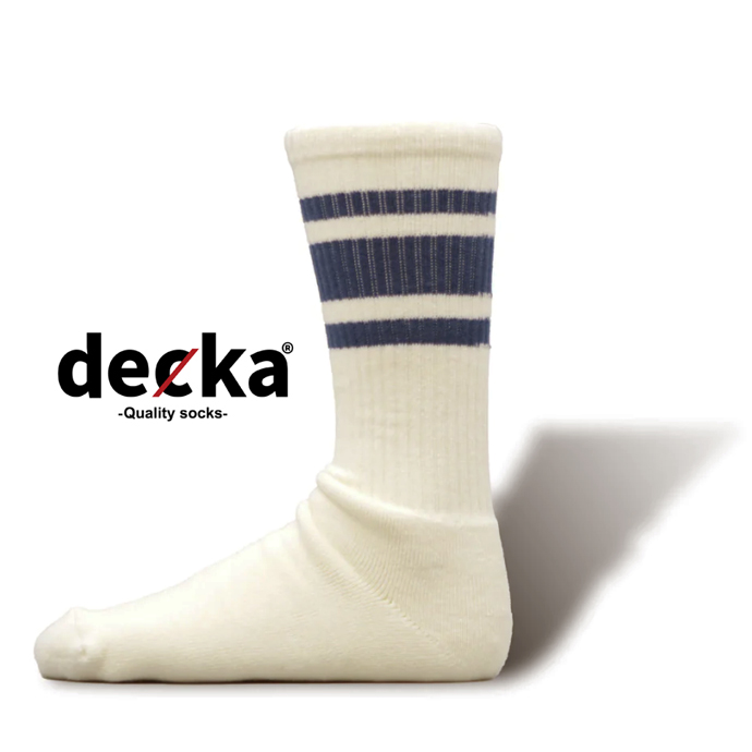 decka Quality socks デカ スケーターソックス ミドル丈 80’s Skater ...