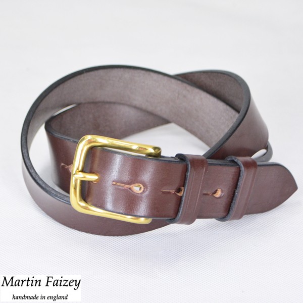 マーティン フェイジー サドルレザーベルト Martin Faizey SADDLE