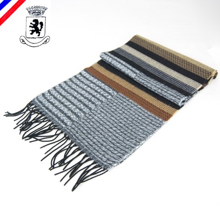 Quiock キオック フランス製 マルチボーダー マフラー ストール MULTI