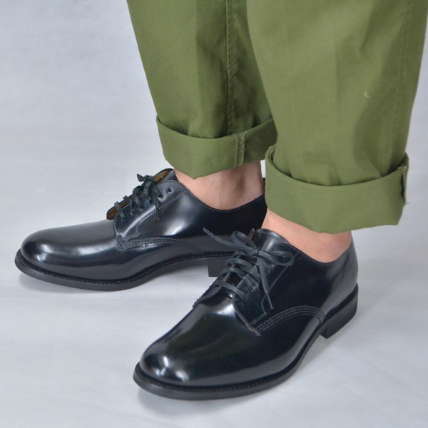 SANDERS [サンダース] 1384 オフィサーシューズ OFFICER SHOES ミリタリーシューズ ブラック　ITSHIDE社 コマンドソール