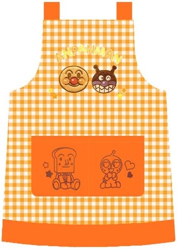 アンパンマン 大人 エプロン H型 保育士 チェック柄 かわいい 保育園