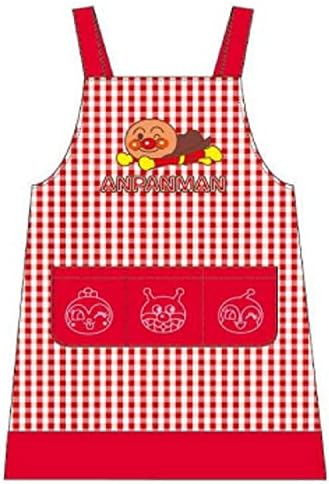 アンパンマン 大人 エプロン H型 保育士 チェック柄 かわいい 保育園