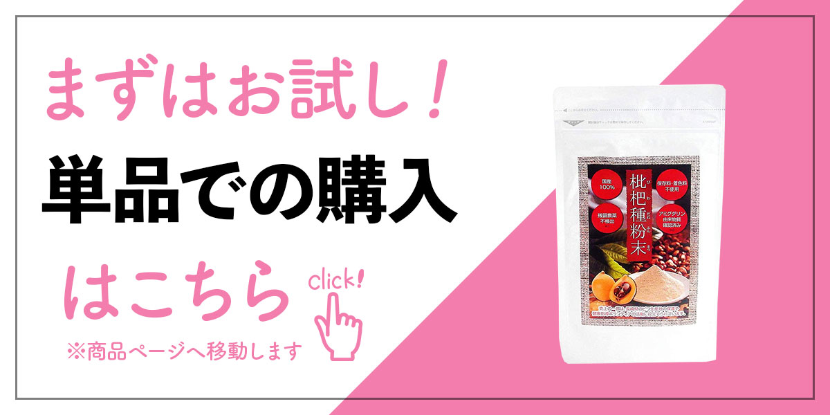 枇杷種粉末 100g 3個 セット 枇杷の種 粉末 長崎産 茂木ビワ種