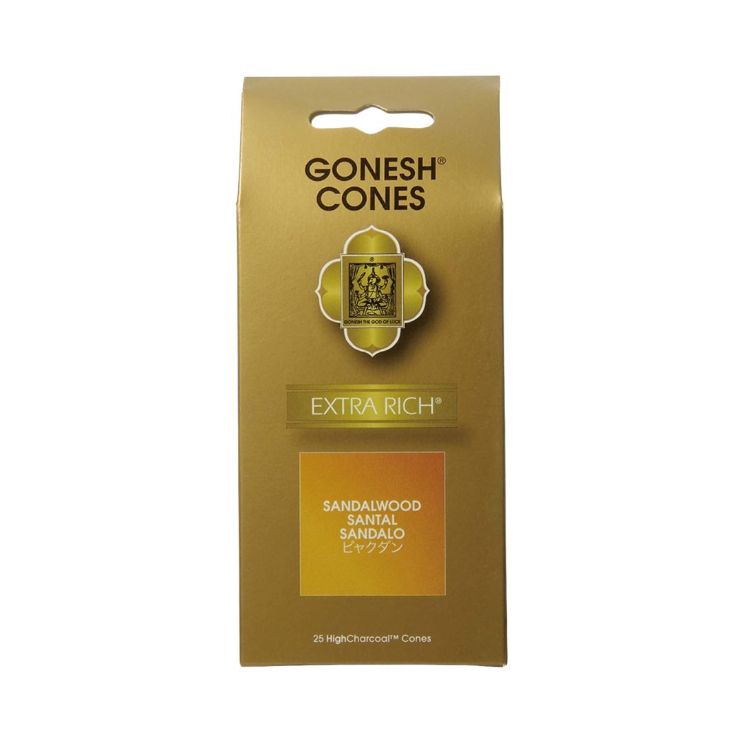 GONESH ガーネッシュ インセンスコーン 25個入 3個セット お香 コーン