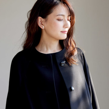 BLACK GALLERY ブラックフォーマル コート 喪服 礼服 取り外し可能な