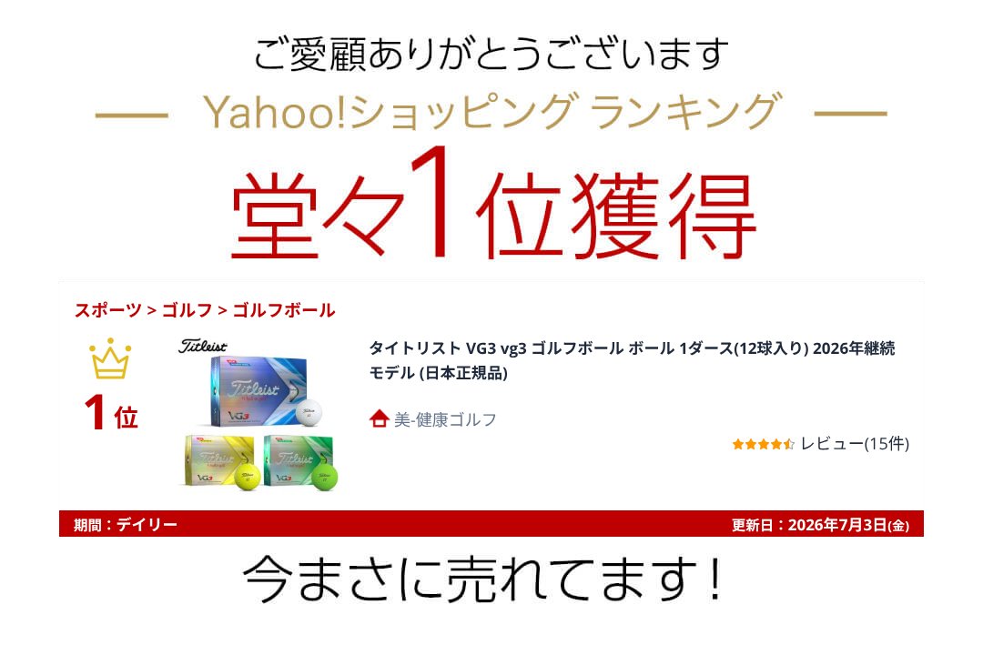 Titleist VG3 タイトリスト vg3 ゴルフボール ボール 1ダース(12球入り