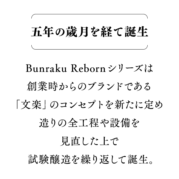 日本酒 Bunraku Reborn 純米吟醸生詰 720ml 埼玉県 北西酒造｜b-miyoshi｜06