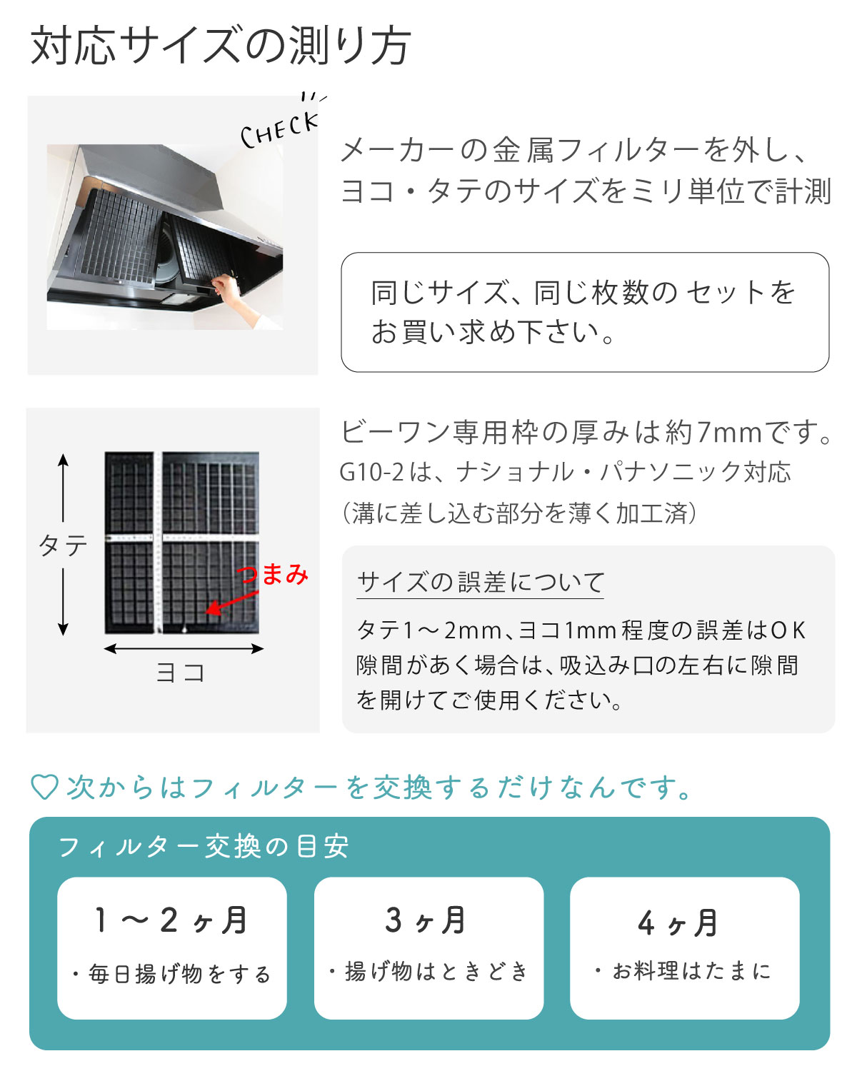 換気扇フィルター レンジフードフィルター 横2...の詳細画像5