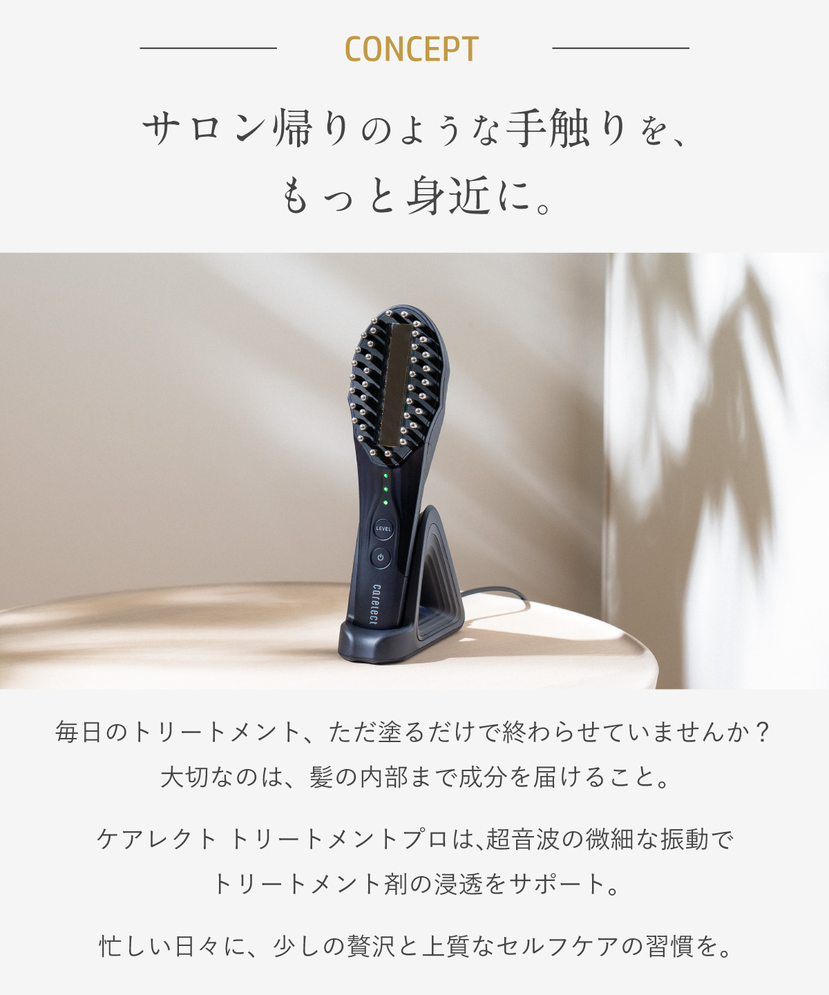 plus eau（プリュスオー） ケアレクト トリートメントプロ 超音波