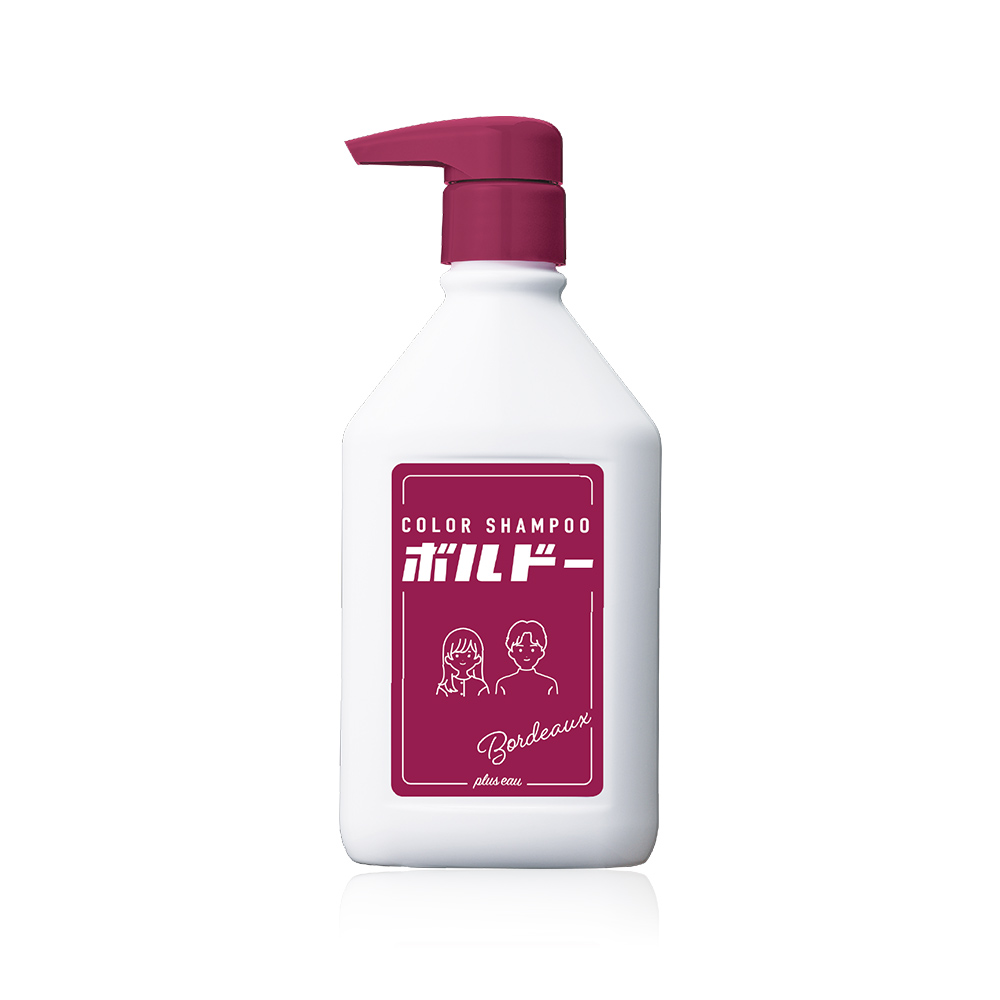 plus eau（プリュスオー） 単品 カラーシャンプー 280ml ポンプ
