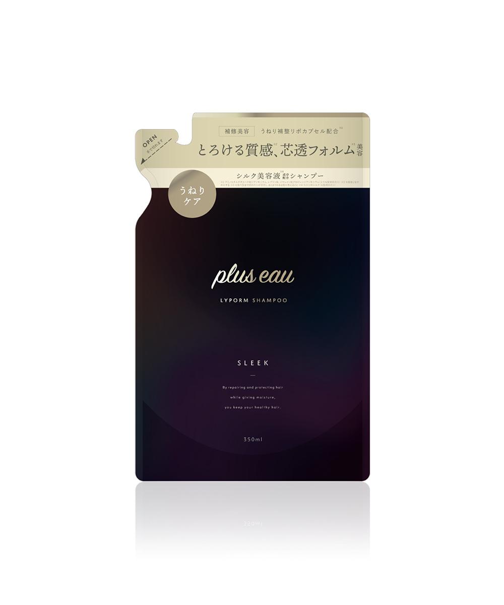 plus eau（プリュスオー） シャンプー 詰替え用 350ml レフィル