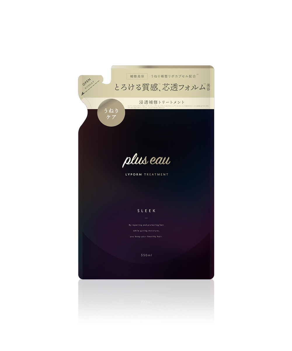 plus eau（プリュスオー） シャンプー 詰替え用 350ml レフィル