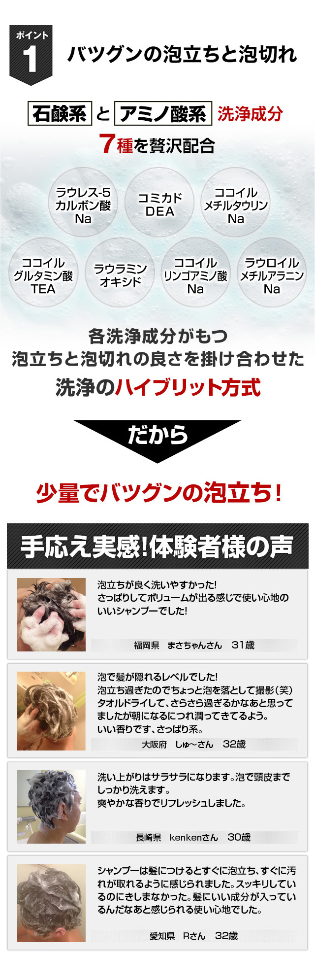 Growth Project. グロースプロジェクト アロマシャンプー 300ml 3本