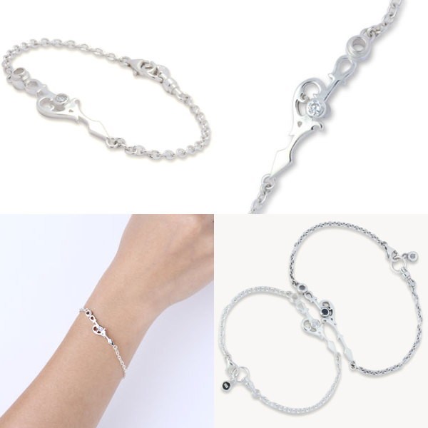 アクアシルバー　ブレスレット AQUA SILVER SILVER(アクアシルバー) レディースクリアCZ