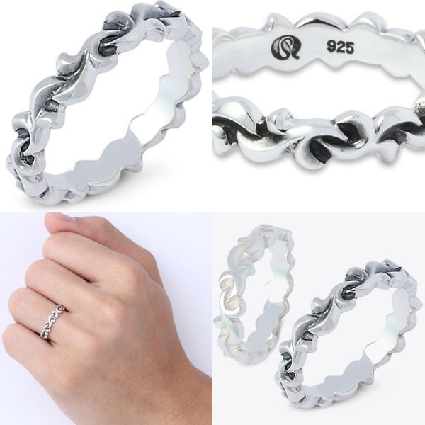 AQUA SILVER SILVER(アクアシルバー) ブラックアラベスク