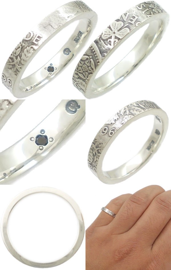 AQUA FORTIS シルバー リング ブラックダイヤモンド 指輪 AQUA SILVER 31日までポイント5倍 アクアフォーティス FORTIS
