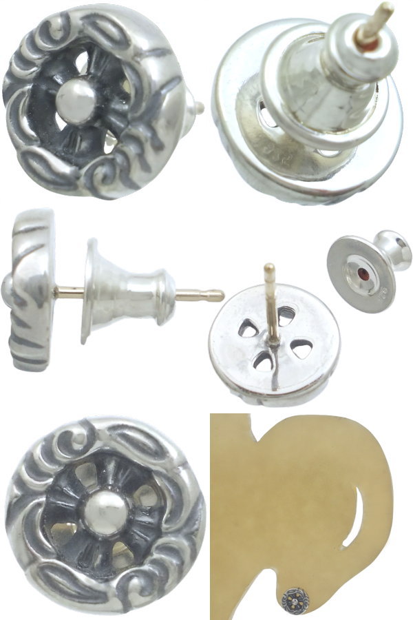 LONE ONES（ロンワンズ） クレーンホイールスタッドシルバーピアス