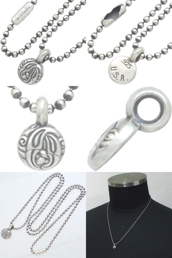 LONE ONES（ロンワンズ） タイニーネストシルバーボールチェーン