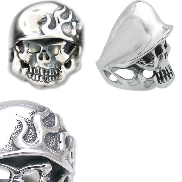 Travis Walker スカルリング エメラルド カスタム シルバー 925 Travis Walker スカルリング エメラルド カスタム シルバー 925