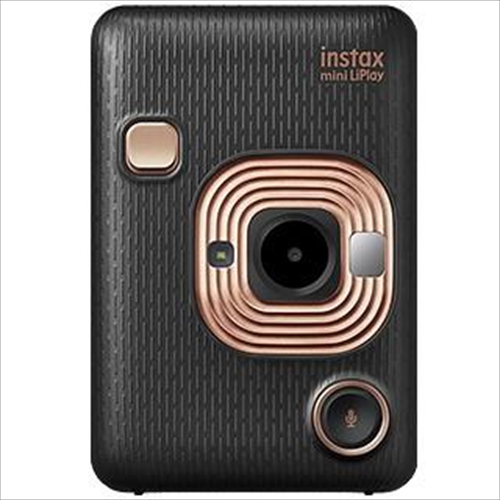 富士フイルム FUJIFILM チェキ インスタントカメラ スマホプリンター エレガントブラック instax mini LiPlay INS MINI HM1 ELEGANT BLACK :4547410413250:B サプライズ