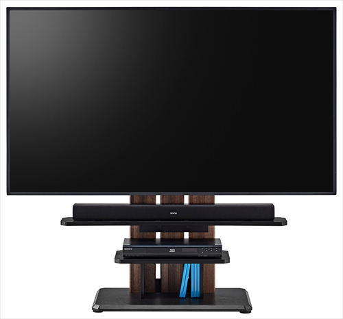 朝日木材加工 朝日木材 WS−C690 DB 壁寄せテレビ台 32〜77V型対応
