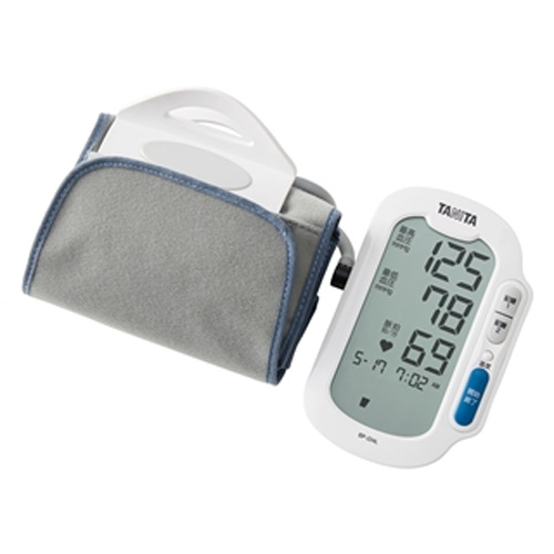 タニタ TANITA 上腕式血圧計 スマートフォン連携 簡単装着 血圧管理 2人分メモリー BP224L 上腕血圧計