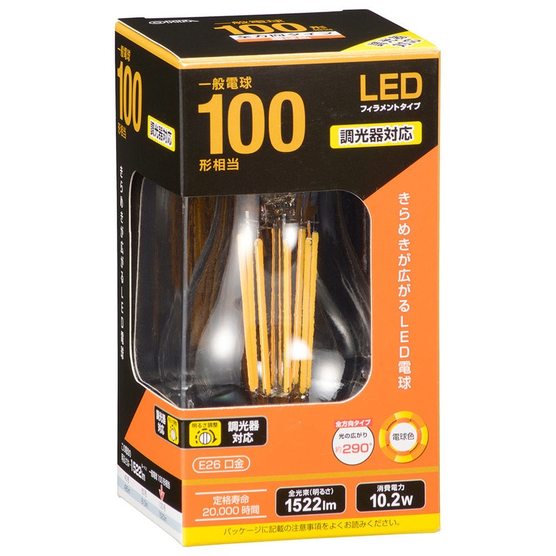 �R���r�j���� �I�[���d�@  LED�d�� �t�B�������g  ��ʓd��  LDA10L�^D C6 E26 100�`���� ������Ή� �d���F