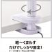 オーム電機 LEDデスクランプ クランプタイプ 昼白色 ホワイト LTC−LS16P−W 約幅64×高さ300×奥行240mm OHM LEDスタンド 関連画像2