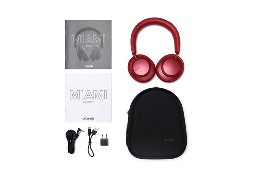 コンビニ受取可 urbanista アーバニスタ ワイヤレスヘッドホン ノイズキャンセリング MIAMI Noise Cancelling Bluetooth - Ruby Red 1036137｜b-surprisep｜07