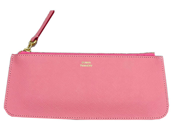 抗菌レザー ペンケース 革 薄い 薄型 フラット Sunny Tannery サニー