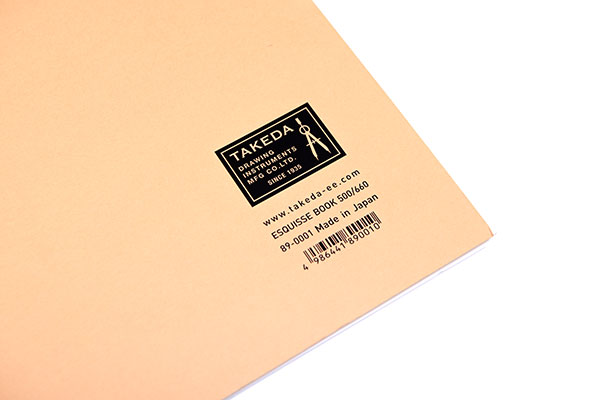 タケダ エスキースブック 500×660mm 木炭紙判 スケッチブック