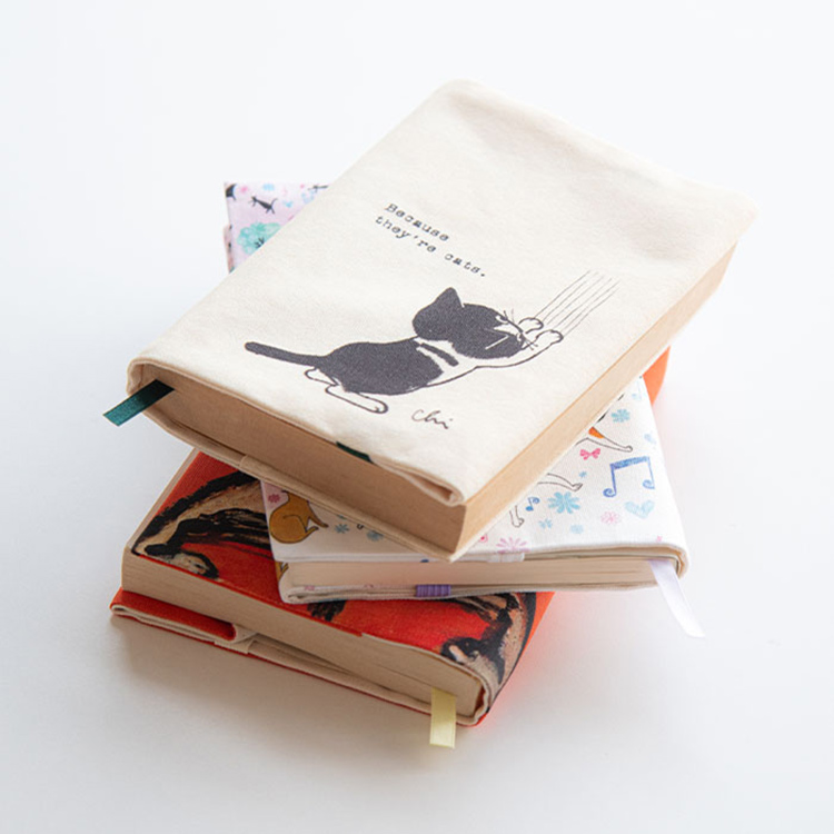 CONCISE（コンサイス） 神保町にゃんこ堂 ブックカバー 文庫サイズ 布